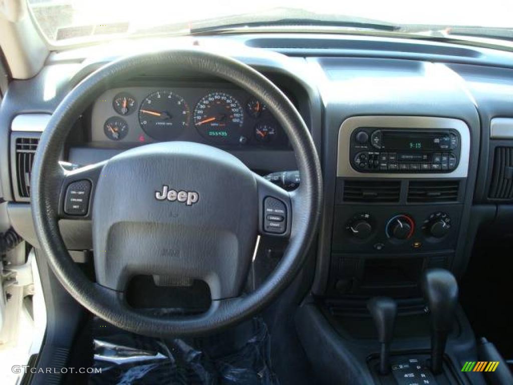2003 Grand Cherokee Laredo 4x4 - Stone White / Dark Slate Gray photo #20