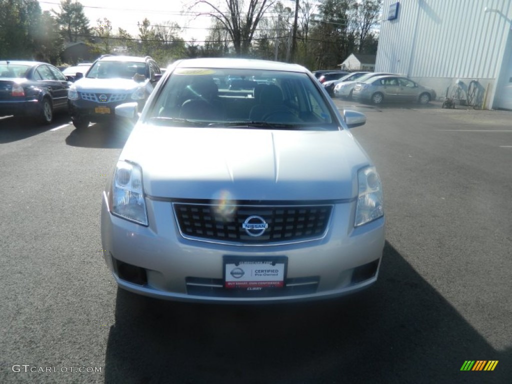 2007 Sentra 2.0 S - Brilliant Silver / Charcoal/Steel photo #9