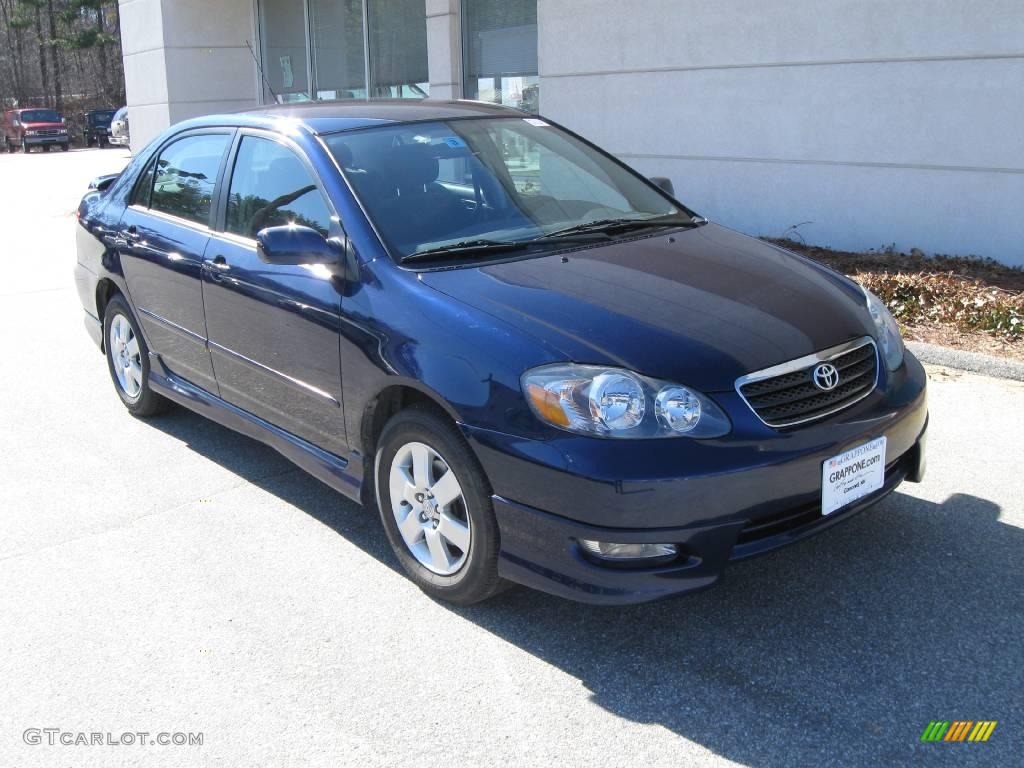 2006 Corolla S - Indigo Ink Pearl / Dark Charcoal photo #1
