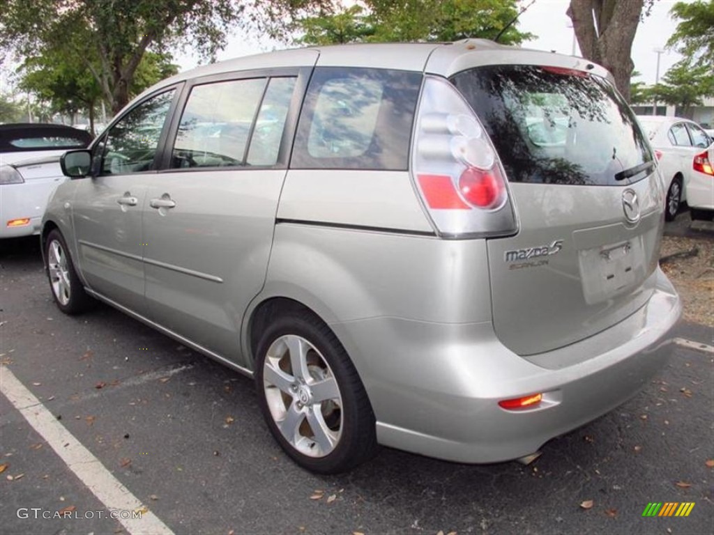 2006 MAZDA5 Sport - Platinum Silver Metallic / Black photo #4