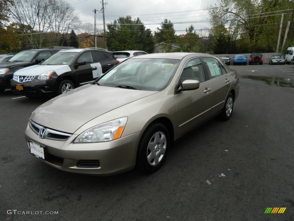 2006 Accord LX Sedan - Desert Mist Metallic / Ivory photo #1