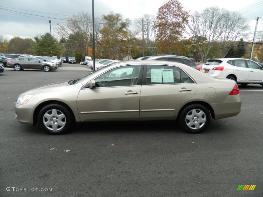 2006 Accord LX Sedan - Desert Mist Metallic / Ivory photo #2