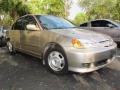 2003 Shoreline Mist Metallic Honda Civic Hybrid Sedan  photo #2