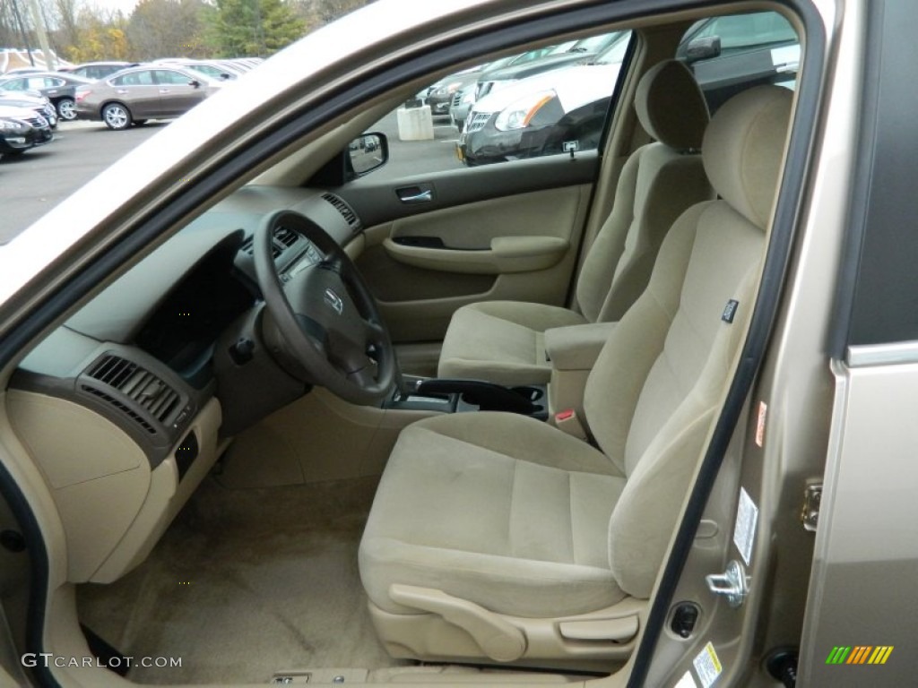 2006 Accord LX Sedan - Desert Mist Metallic / Ivory photo #14
