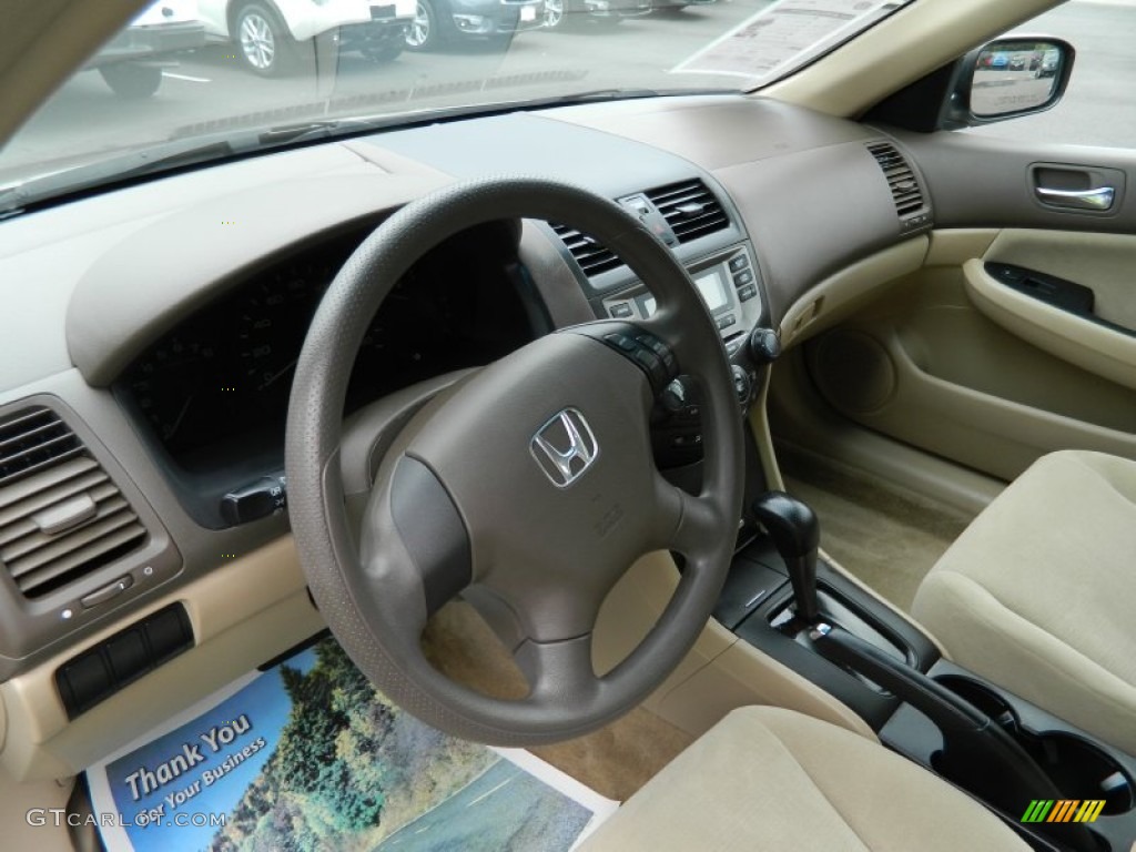 2006 Accord LX Sedan - Desert Mist Metallic / Ivory photo #24