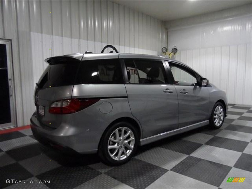 2012 MAZDA5 Grand Touring - Liquid Silver Metallic / Black photo #5