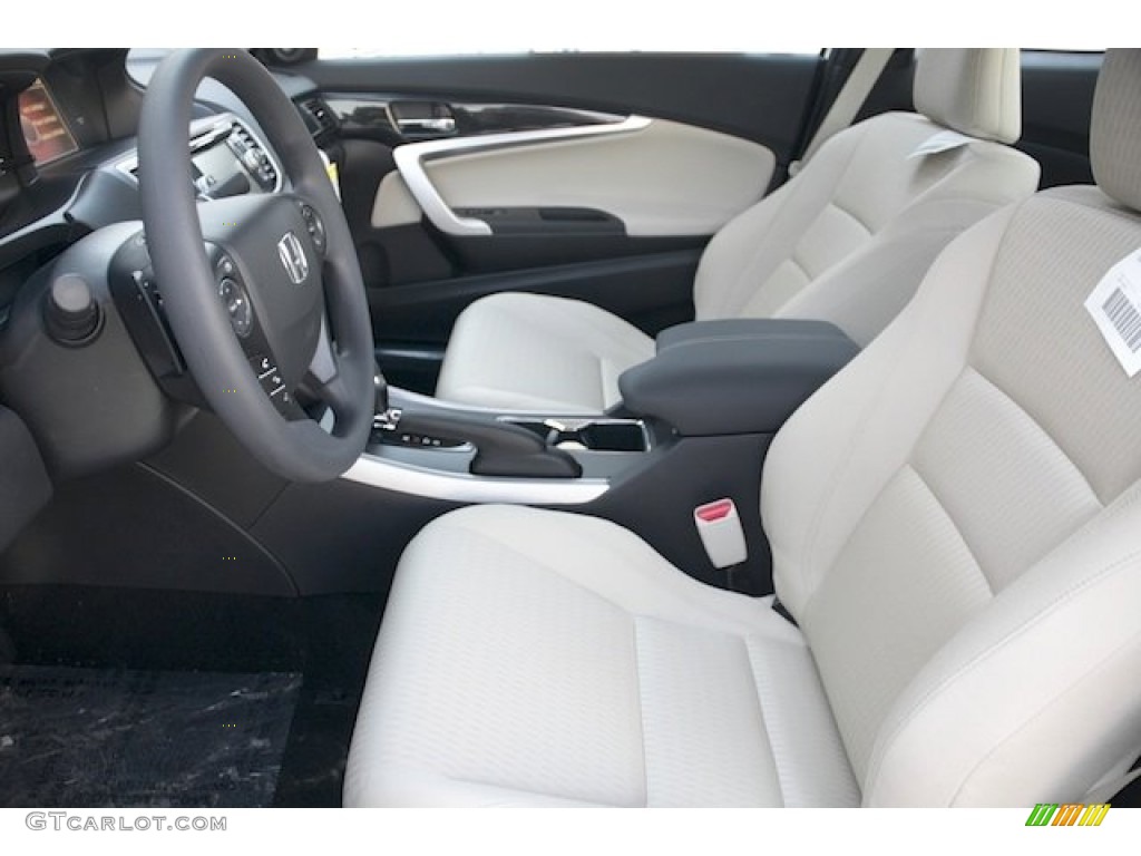 Black/Ivory Interior 2013 Honda Accord EX Coupe Photo #73214124