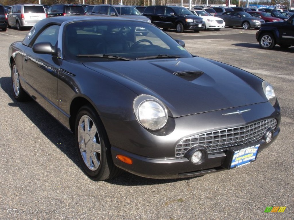 2003 Thunderbird Premium Roadster - Mountain Shadow Grey / Black Ink photo #3