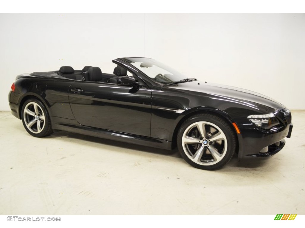 Jet Black 2010 BMW 6 Series 650i Convertible Exterior Photo #73217679
