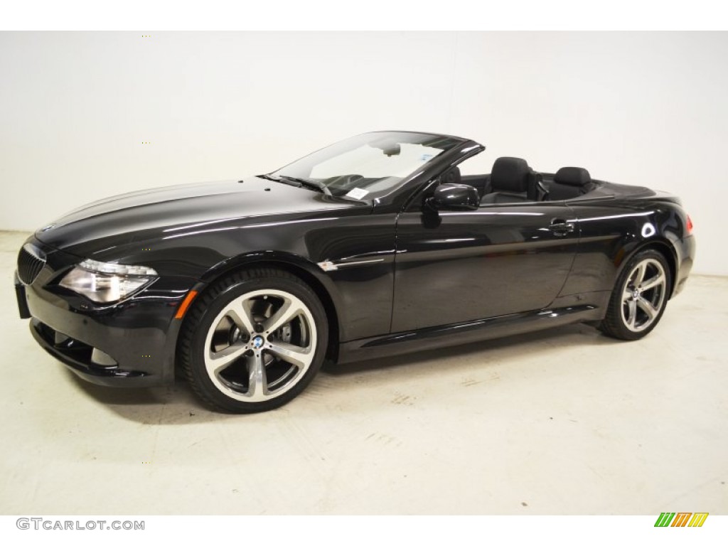 Jet Black 2010 BMW 6 Series 650i Convertible Exterior Photo #73217793