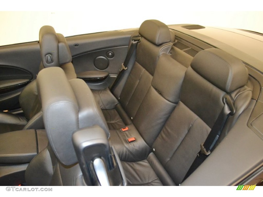Black Interior 2010 BMW 6 Series 650i Convertible Photo #73217931