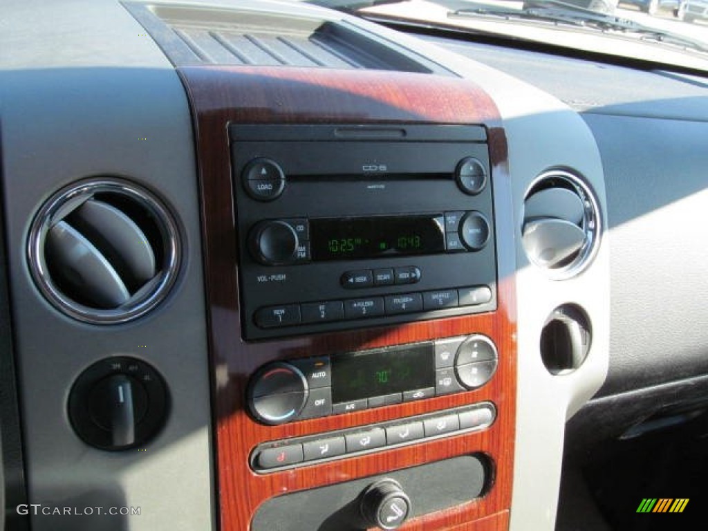 2006 F150 Lariat SuperCab 4x4 - Dark Toreador Red Metallic / Black photo #19