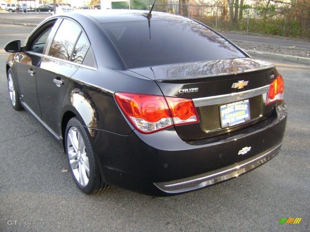 2012 Cruze LTZ/RS - Black Granite Metallic / Jet Black photo #6