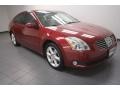Red Opulence Metallic 2005 Nissan Maxima 3.5 SE