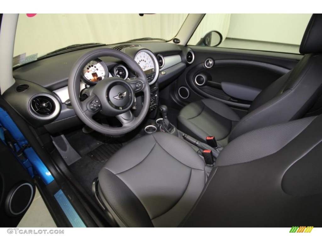 Carbon Black Interior 2012 Mini Cooper Hardtop Photo #73221861