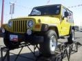 2006 Solar Yellow Jeep Wrangler Unlimited 4x4  photo #27