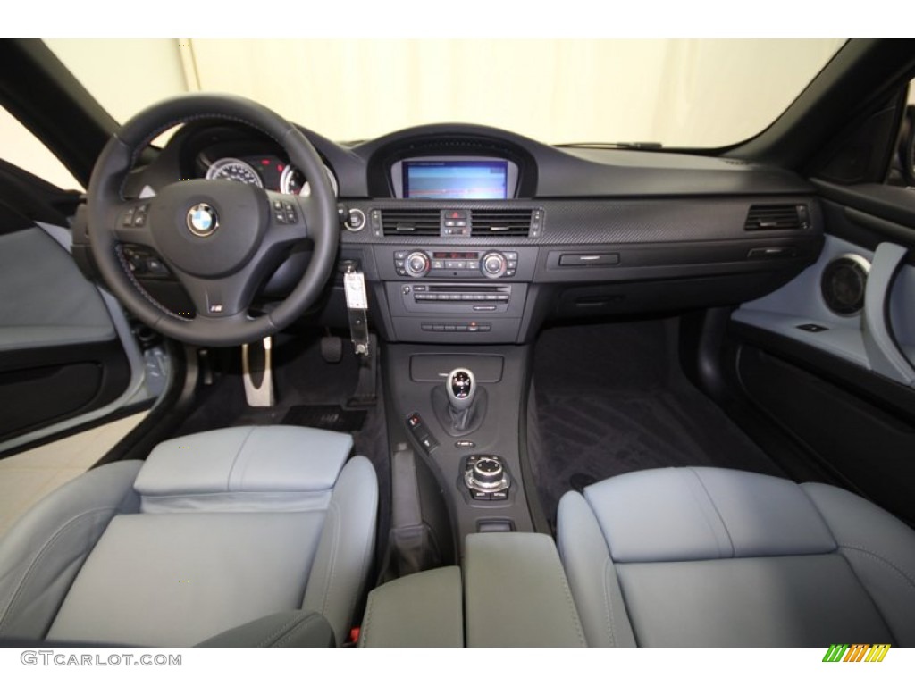 2012 BMW M3 Convertible Palladium Silver/Black/Black Dashboard Photo #73222182