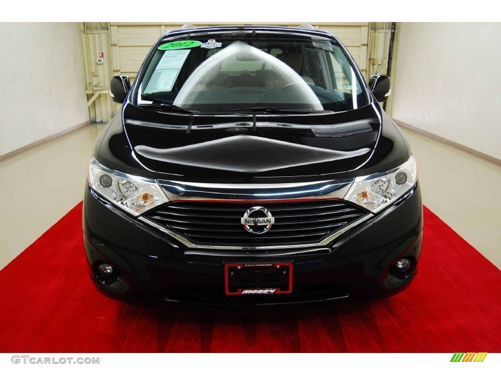 2012 Quest 3.5 LE - Super Black / Beige photo #2