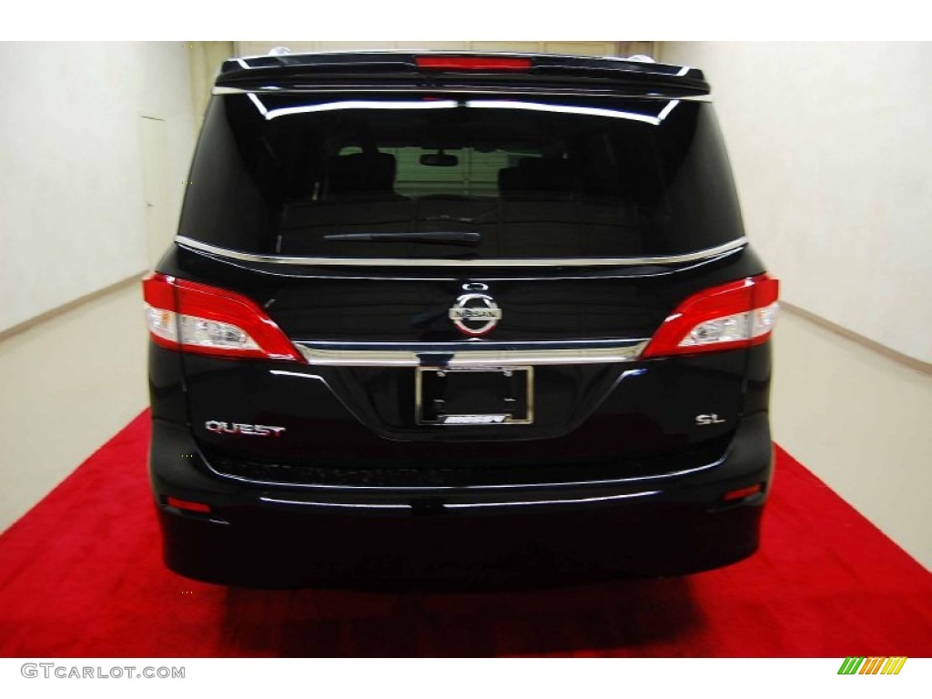 2012 Quest 3.5 LE - Super Black / Beige photo #5