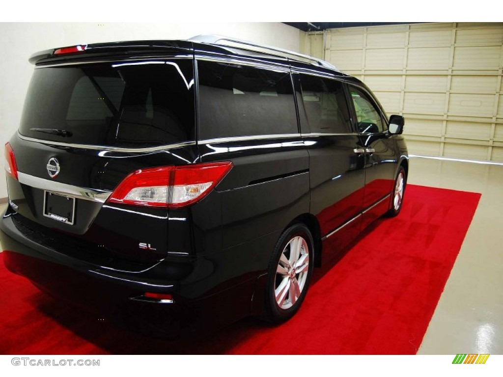 2012 Quest 3.5 LE - Super Black / Beige photo #6