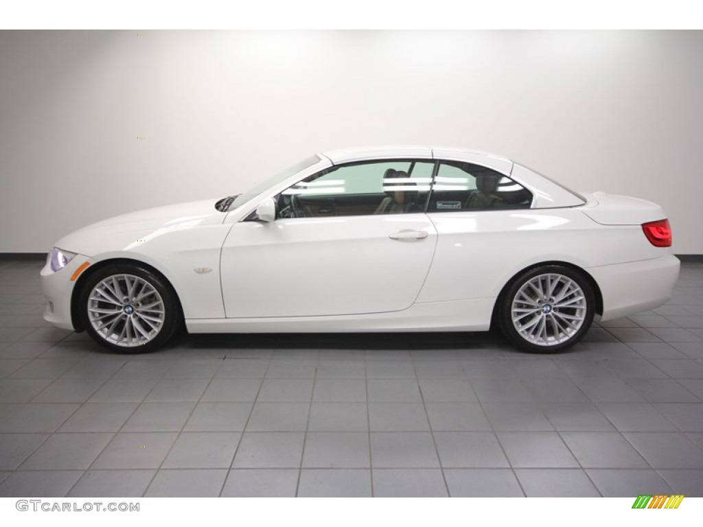2011 3 Series 335i Convertible - Alpine White / Saddle Brown Dakota Leather photo #2