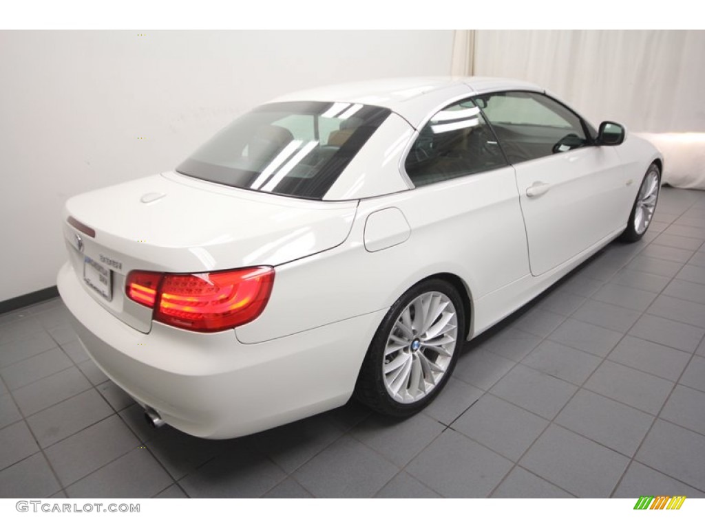 2011 3 Series 335i Convertible - Alpine White / Saddle Brown Dakota Leather photo #12