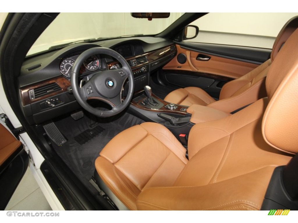 2011 3 Series 335i Convertible - Alpine White / Saddle Brown Dakota Leather photo #14