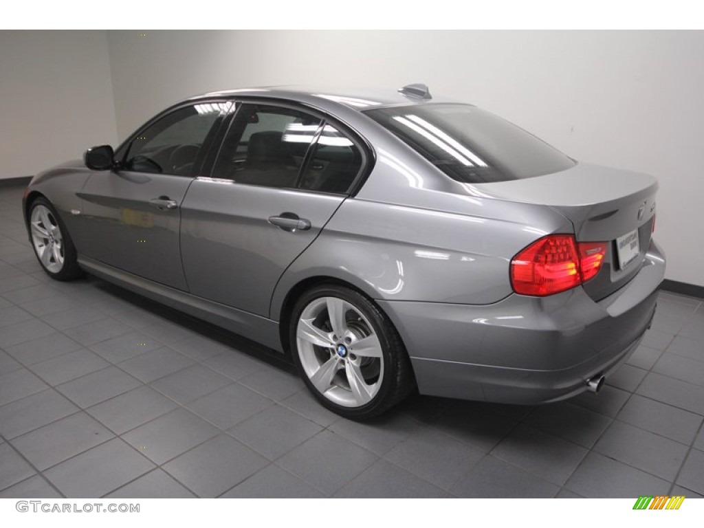 2011 3 Series 335i Sedan - Space Gray Metallic / Oyster/Black Dakota Leather photo #5