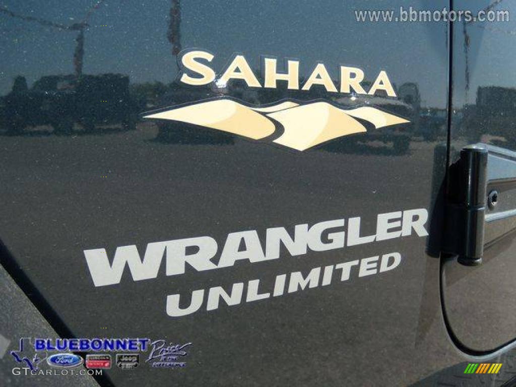 2007 Wrangler Unlimited Sahara - Steel Blue Metallic / Dark Slate Gray/Medium Slate Gray photo #13