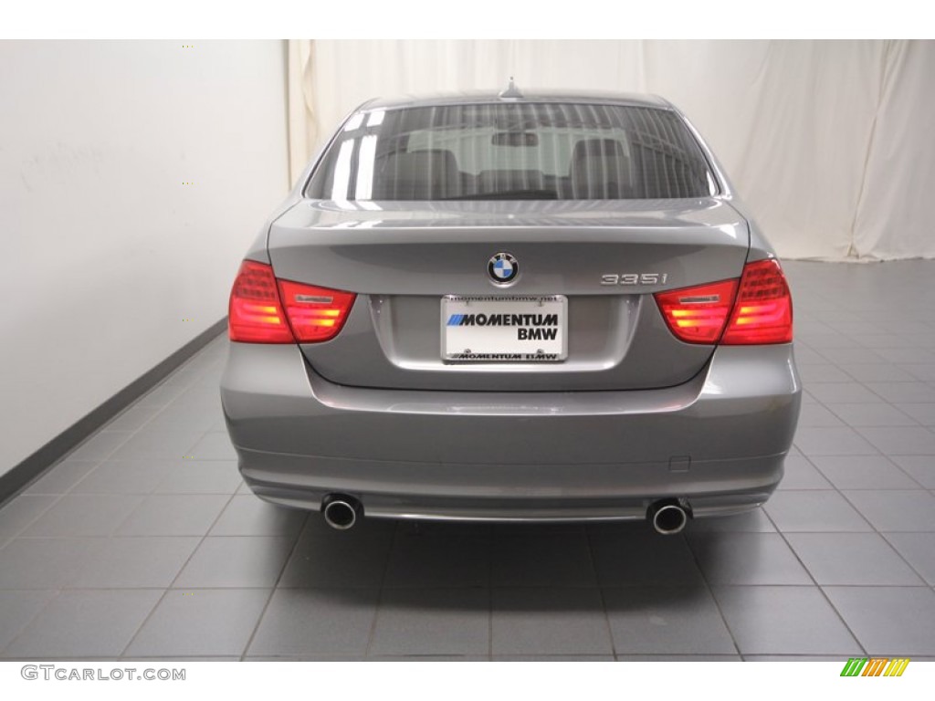 2011 3 Series 335i Sedan - Space Gray Metallic / Oyster/Black Dakota Leather photo #12