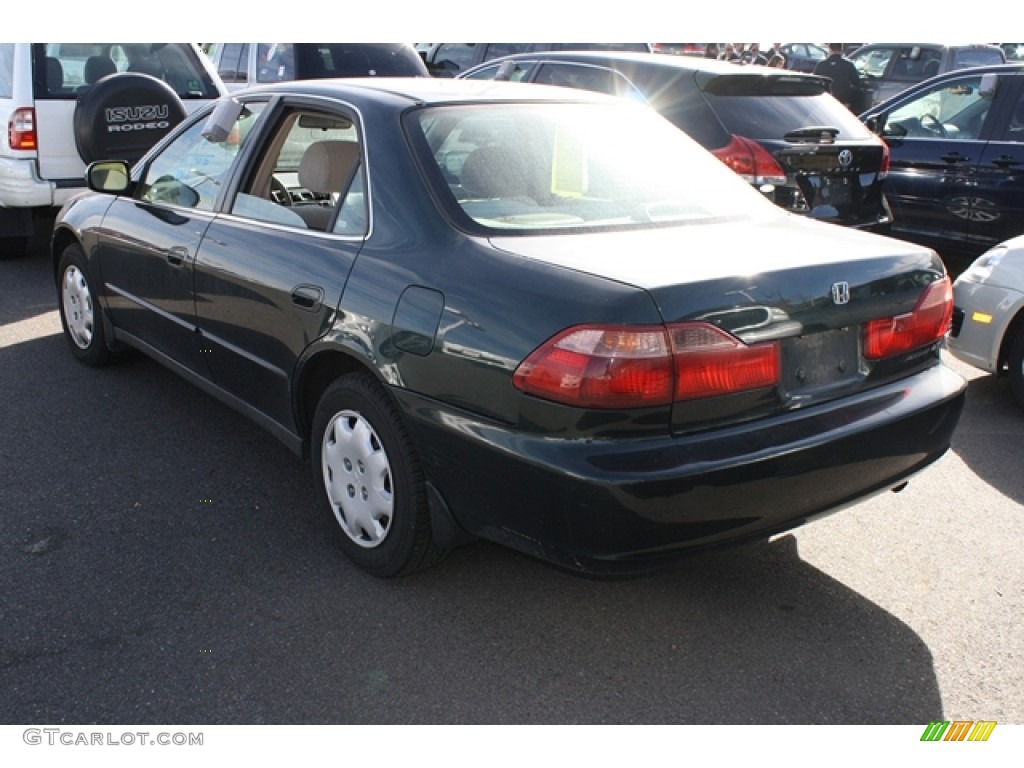 1999 Accord LX Sedan - Dark Emerald Pearl / Ivory photo #3