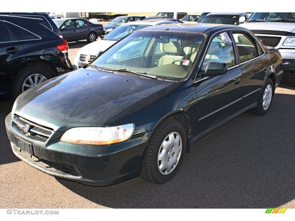 1999 Accord LX Sedan - Dark Emerald Pearl / Ivory photo #4
