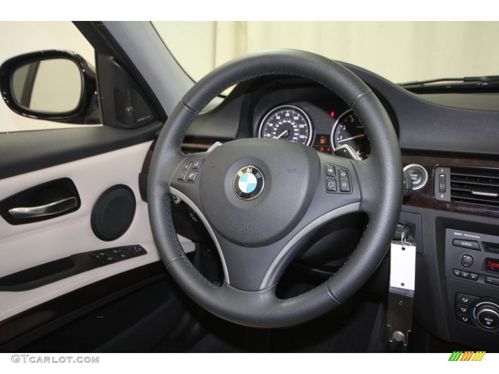 2011 3 Series 335i Sedan - Space Gray Metallic / Oyster/Black Dakota Leather photo #28