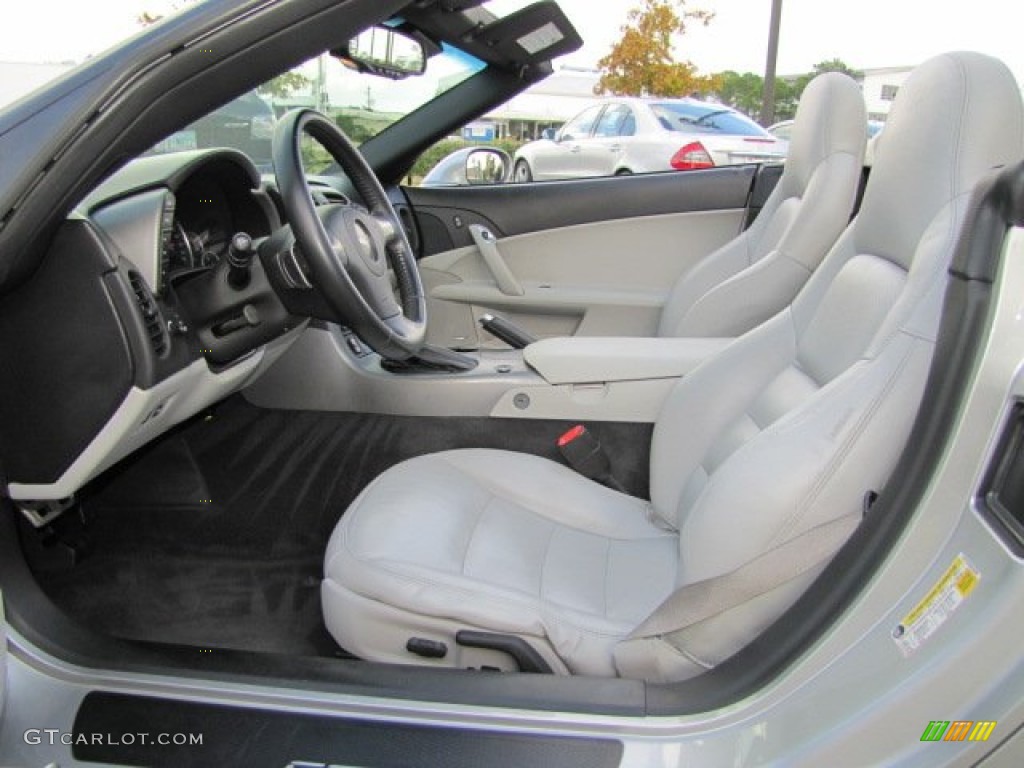 Titanium Gray Interior 2006 Chevrolet Corvette Convertible Photo #73224648