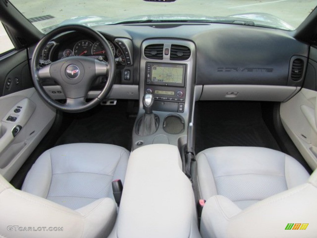 2006 Chevrolet Corvette Convertible Titanium Gray Dashboard Photo #73224660