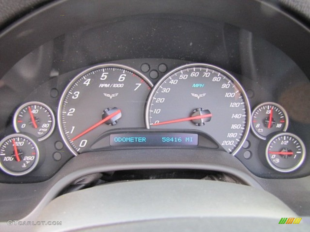 2006 Chevrolet Corvette Convertible Gauges Photo #73224972