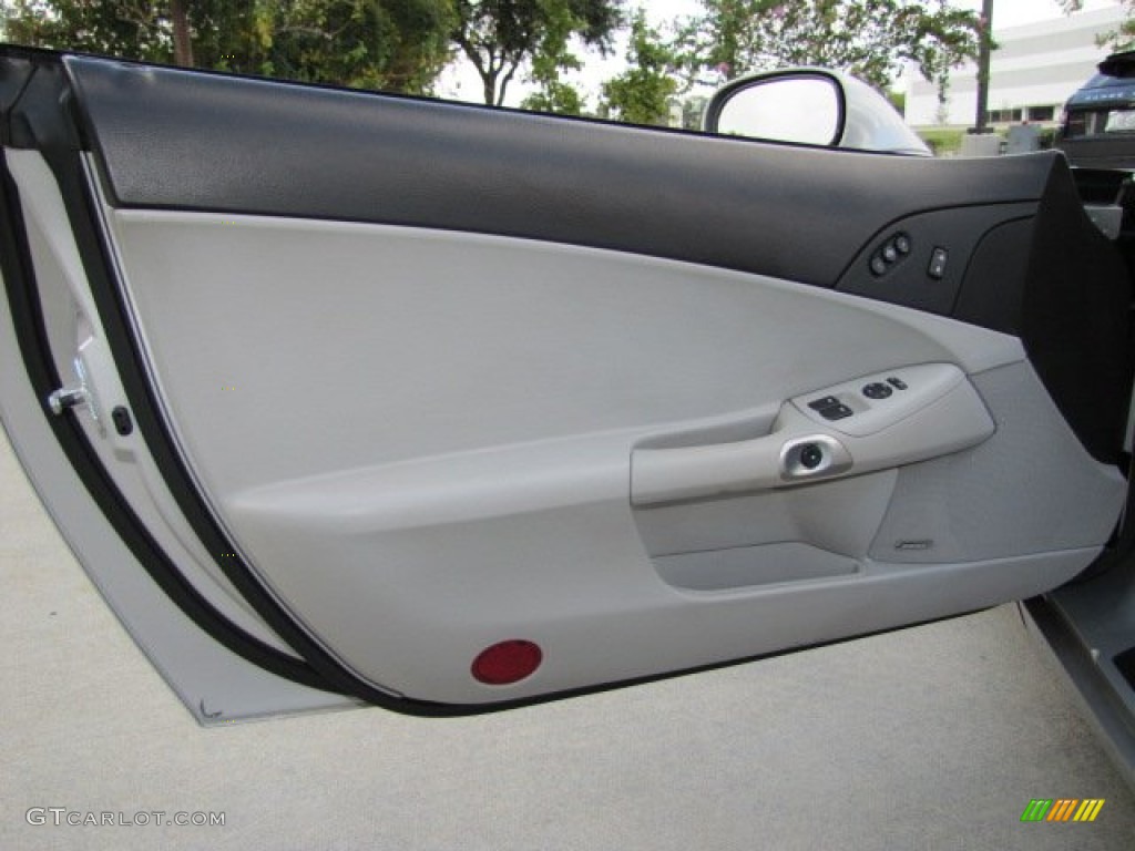 2006 Chevrolet Corvette Convertible Titanium Gray Door Panel Photo #73225089