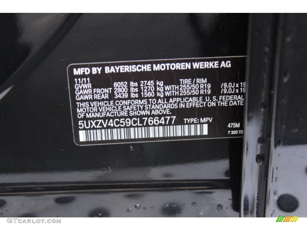 2012 X5 xDrive35i Premium - Black Sapphire Metallic / Cinnamon Brown photo #34