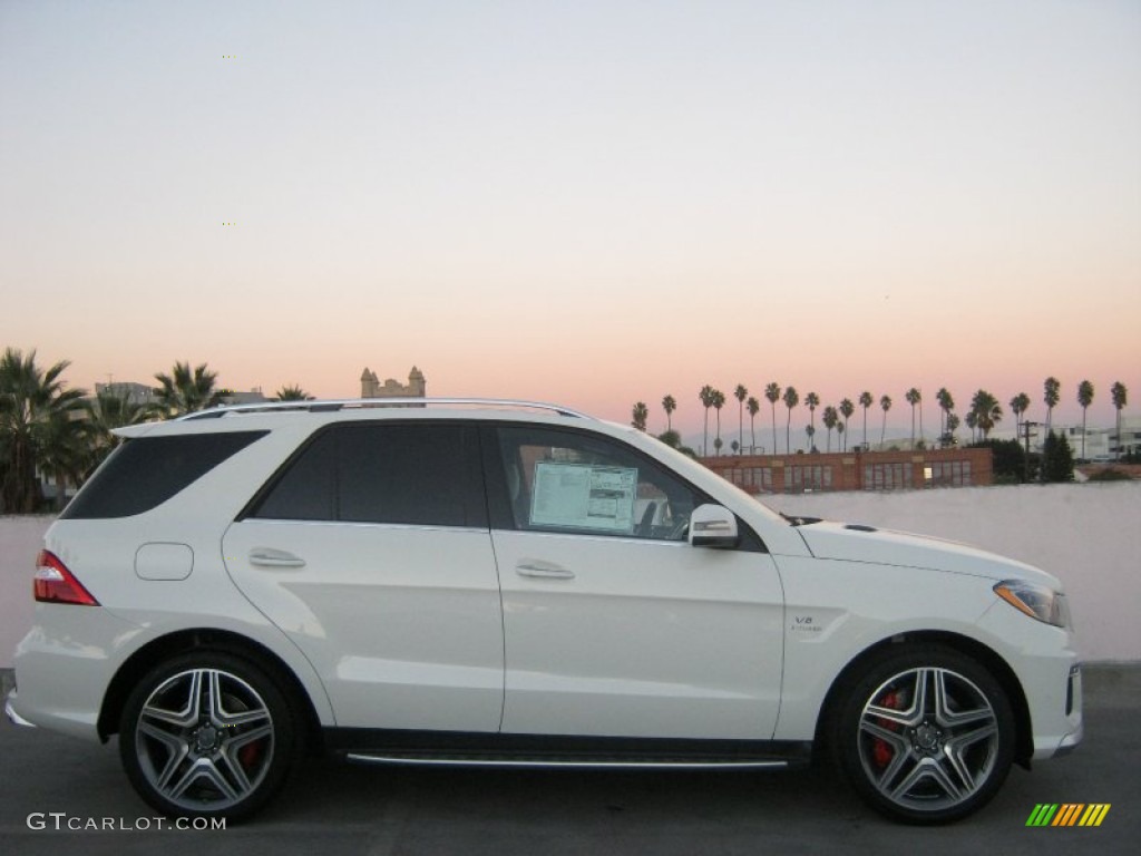 Arctic White 2013 Mercedes-Benz ML 63 AMG 4Matic Exterior Photo #73225941