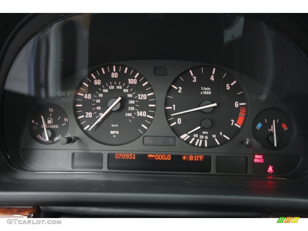 2002 BMW 5 Series 530i Sedan Gauges Photo #73226052