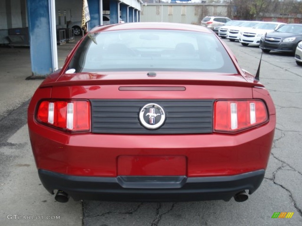 2011 Mustang V6 Premium Coupe - Red Candy Metallic / Charcoal Black photo #7