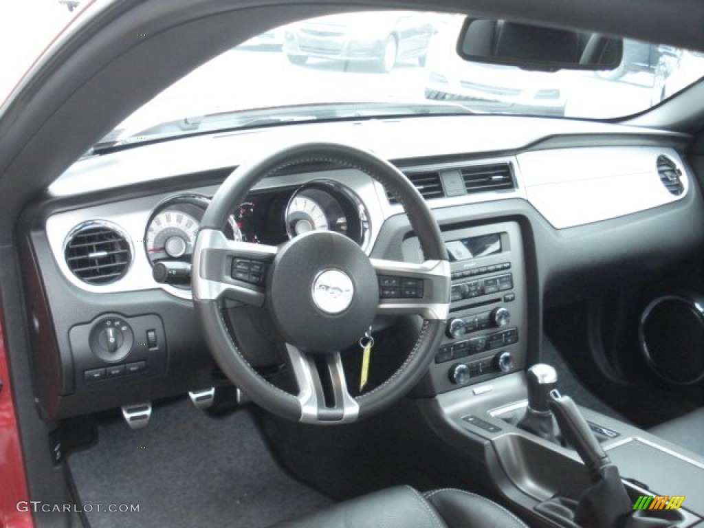 2011 Mustang V6 Premium Coupe - Red Candy Metallic / Charcoal Black photo #10