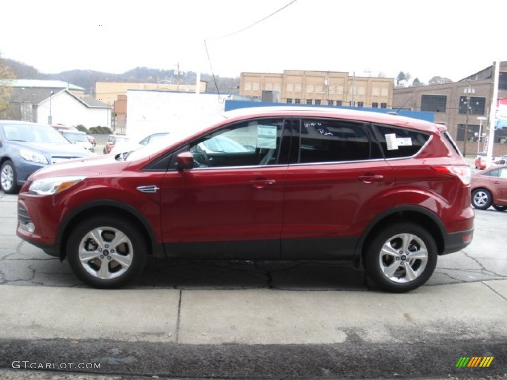 2013 Escape SE 2.0L EcoBoost 4WD - Ruby Red Metallic / Medium Light Stone photo #5