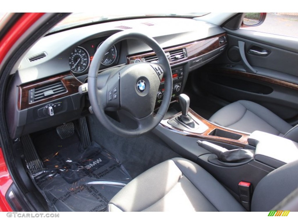 2009 3 Series 328xi Sedan - Crimson Red / Black photo #10