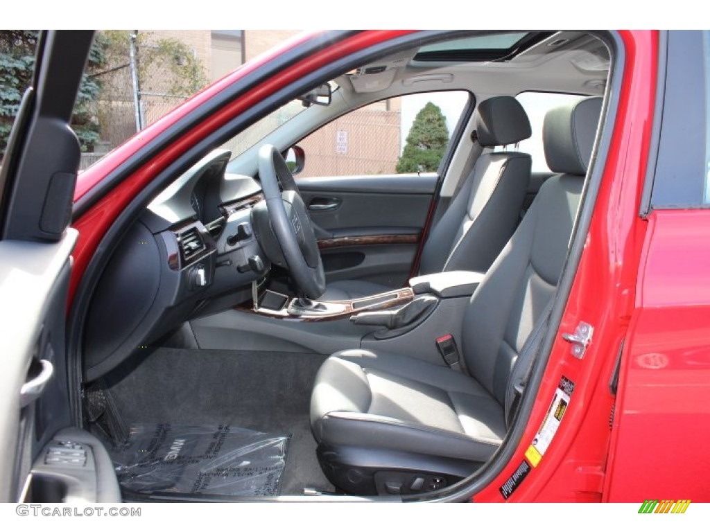 2009 3 Series 328xi Sedan - Crimson Red / Black photo #11