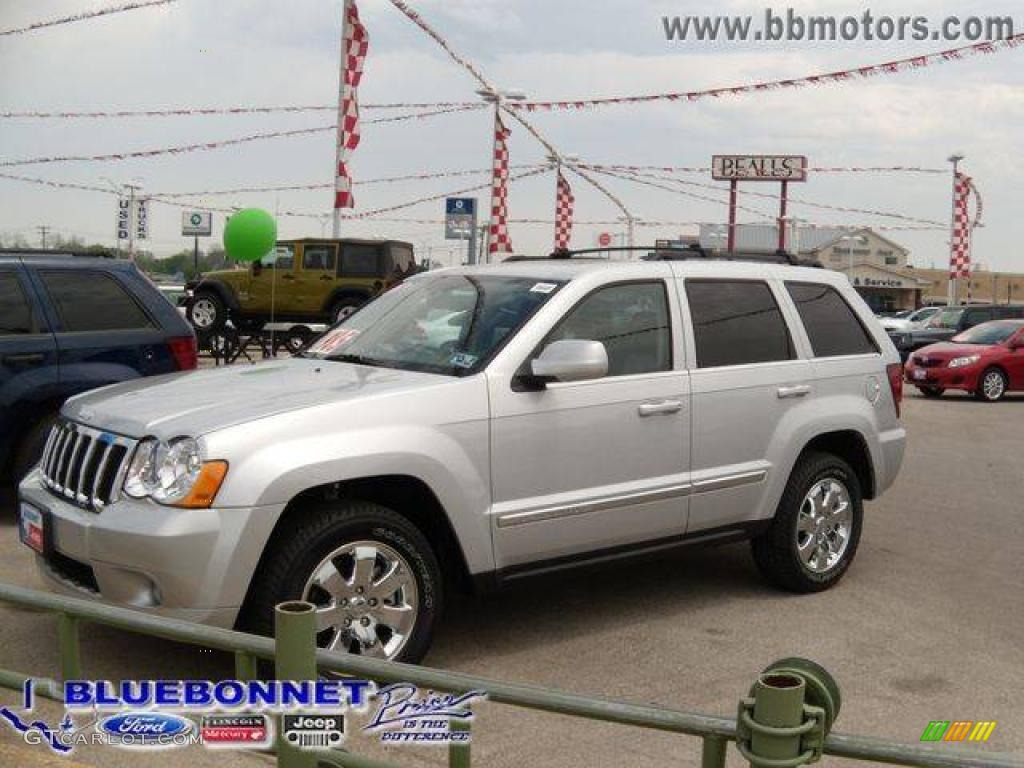 2008 Grand Cherokee Limited 4x4 - Bright Silver Metallic / Dark Khaki/Light Graystone photo #5