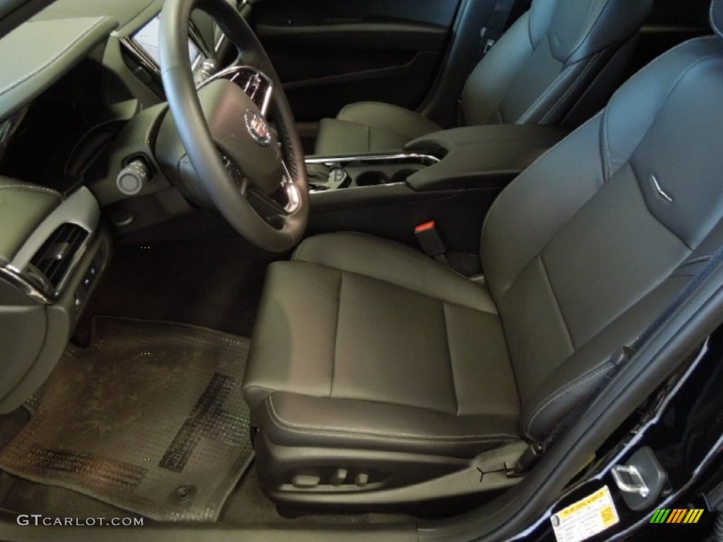 Jet Black/Jet Black Accents Interior 2013 Cadillac ATS 2.0L Turbo Luxury Photo #73230540