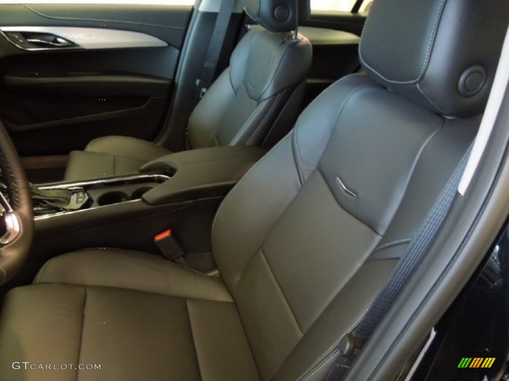 Jet Black/Jet Black Accents Interior 2013 Cadillac ATS 2.0L Turbo Luxury Photo #73230549