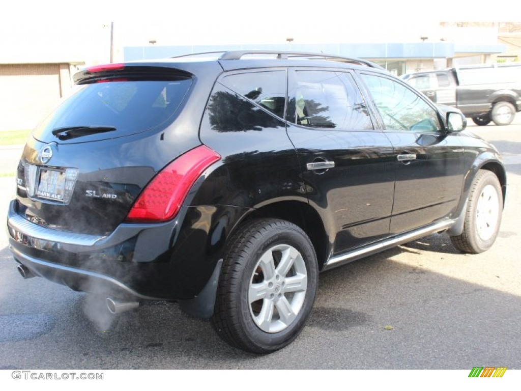 2007 Murano SL AWD - Super Black / Charcoal photo #5