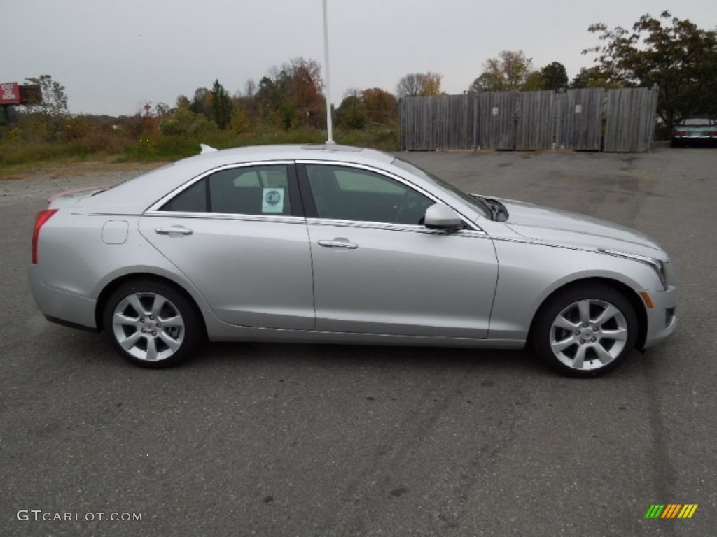 Radiant Silver Metallic 2013 Cadillac ATS 2.0L Turbo Exterior Photo #73230780